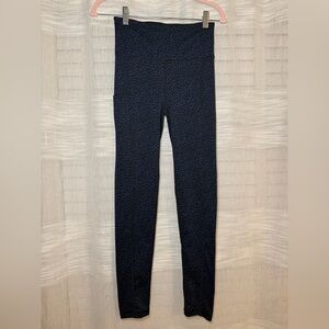 Lilly Pulitzer Black and Blue Patterned Leggings XS